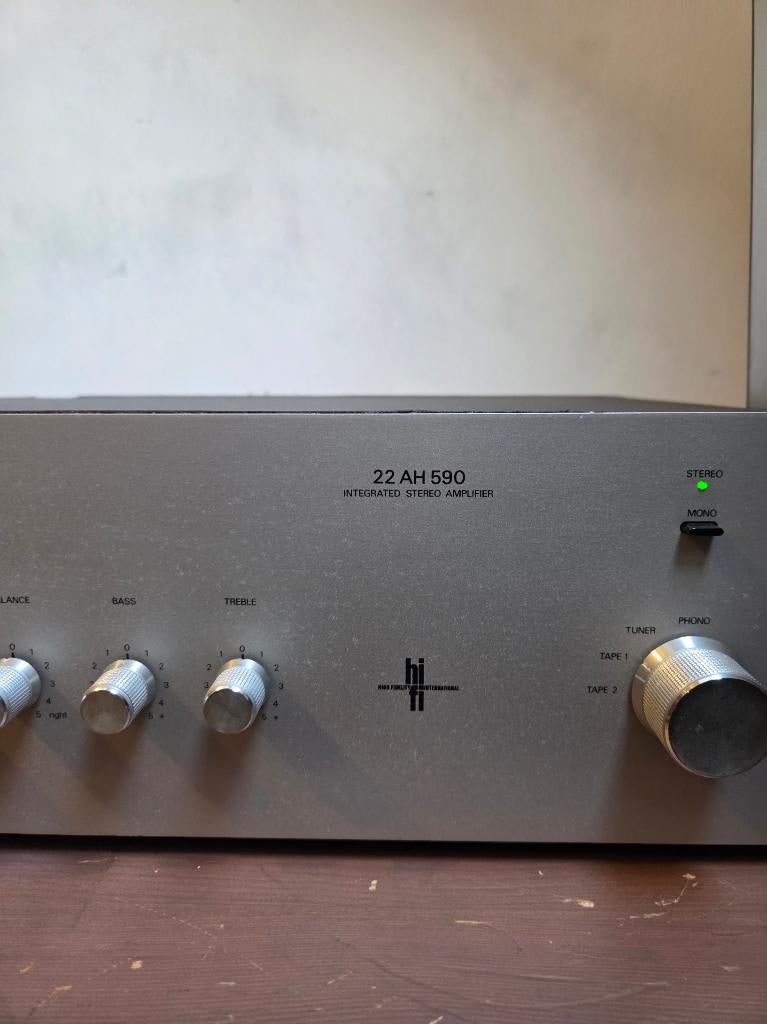Phillips versterker 22AH 590 met de 22RH Full range speakers, Philips, Gebruikt, Speakers, Losse componenten