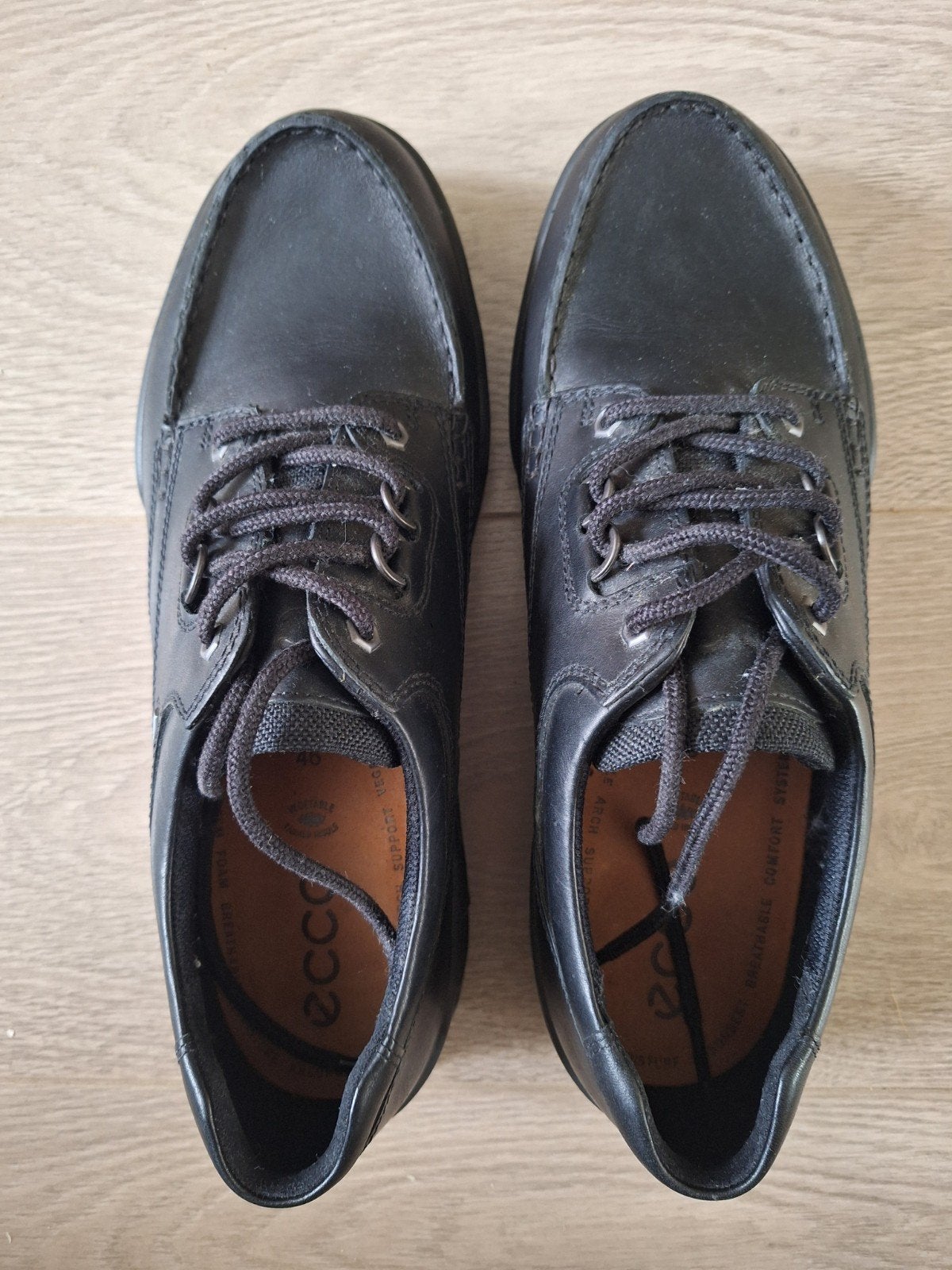 Ecco track zwarte herenschoenen maat 46, Ophalen of Verzenden, Nieuw, Zwart