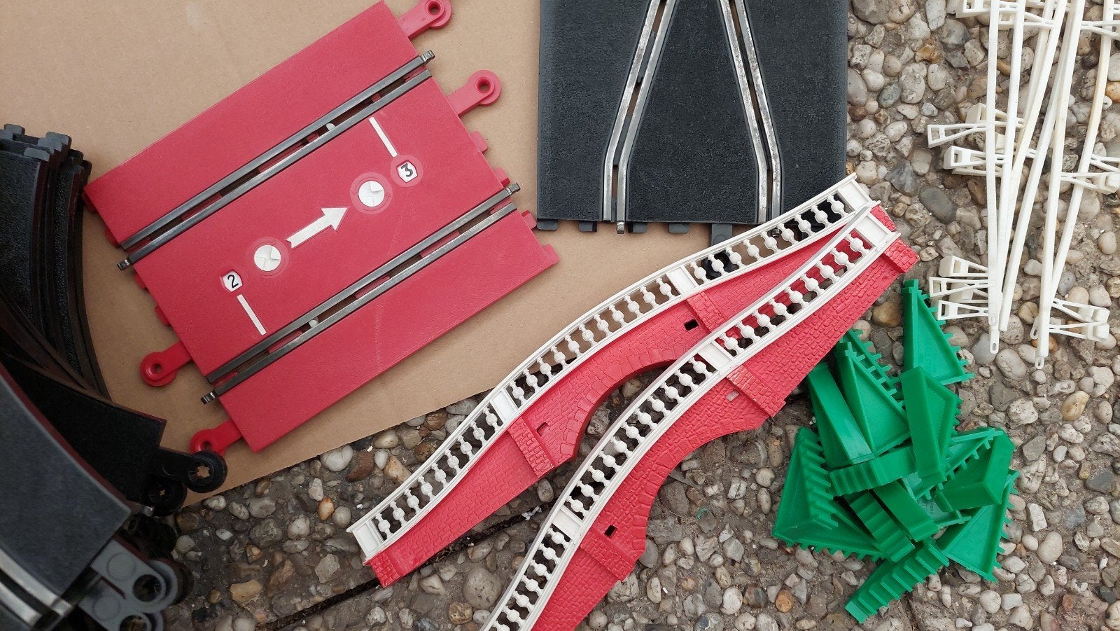 SCALEXTRIC TRIANG DIV BAANDELEN, Kinderen en Baby's, Speelgoed | Racebanen, Overige merken, Ophalen of Verzenden, Elektrisch, Racebaan