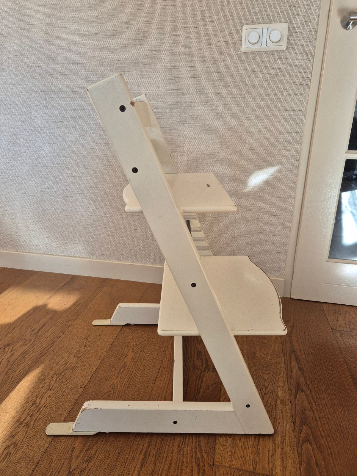 Stokke tripp trapp wit, Ophalen, Gebruikt, Meegroeistoel