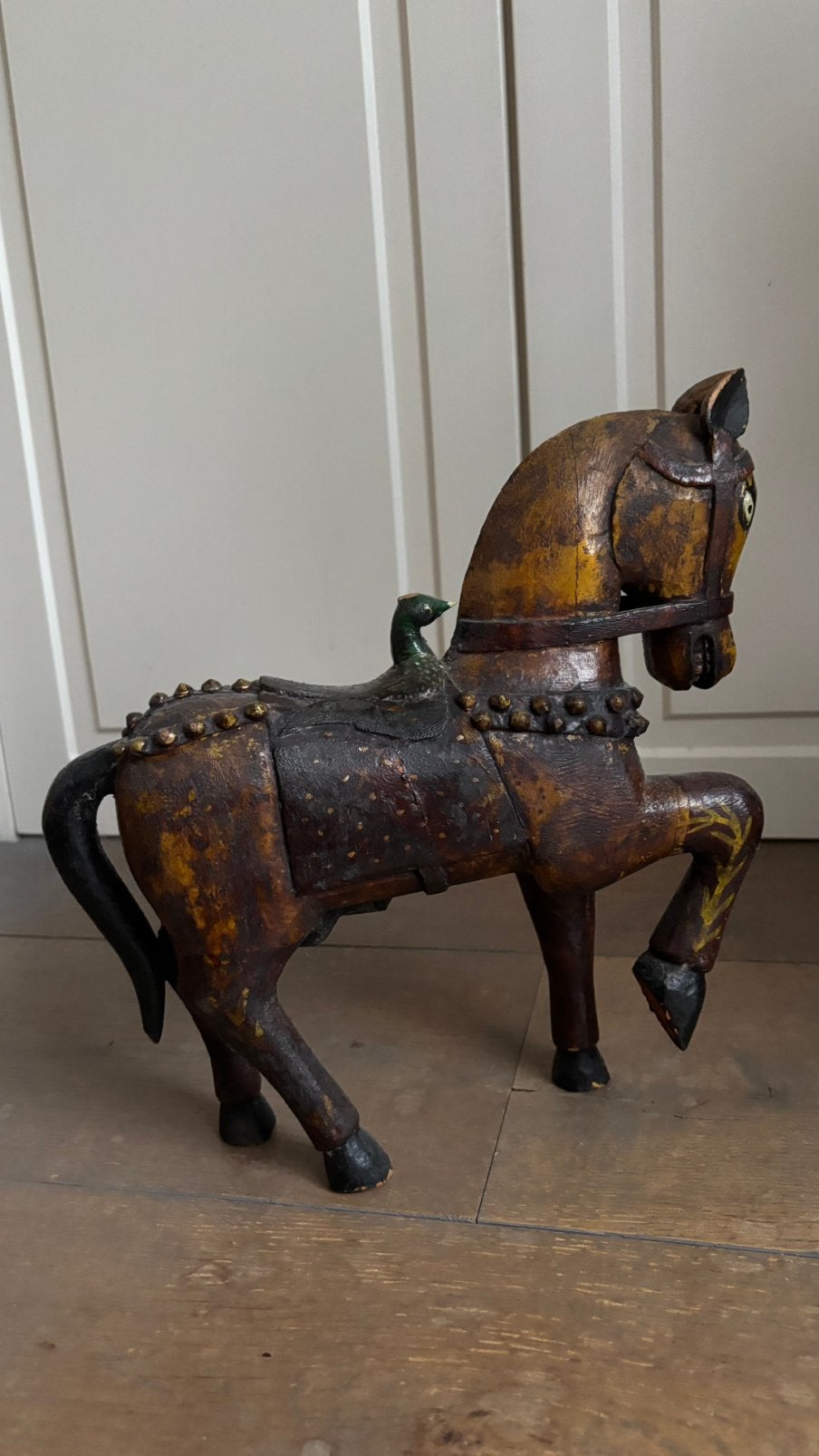 Decoratief houten paard, Antiek en Kunst, Ophalen of Verzenden