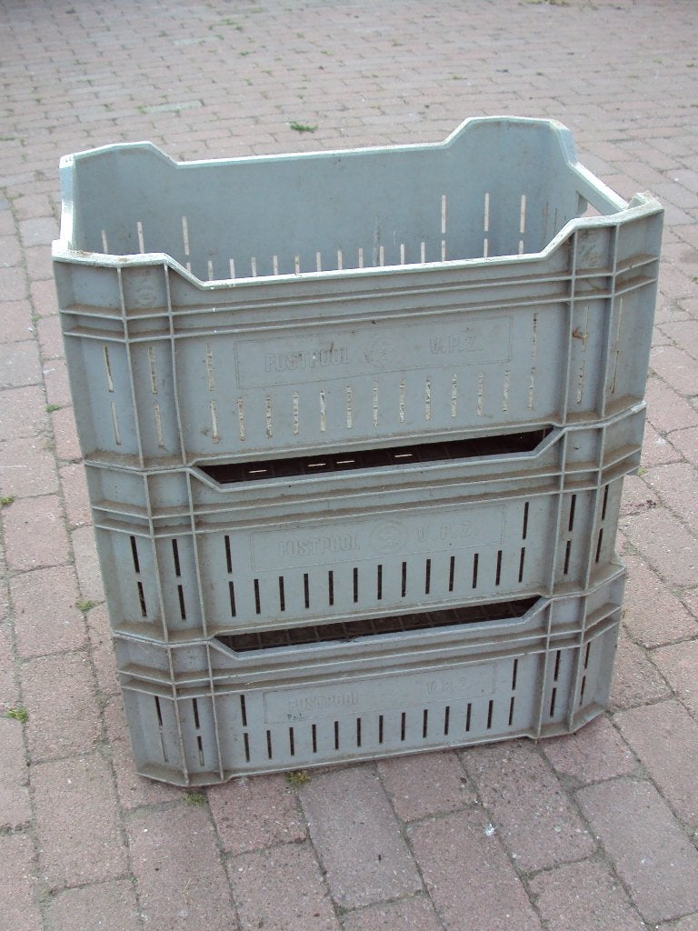 3 Kratten fruit of groente kratjes, Ophalen, Gebruikt, 40 tot 60 cm, 50 tot 75 cm