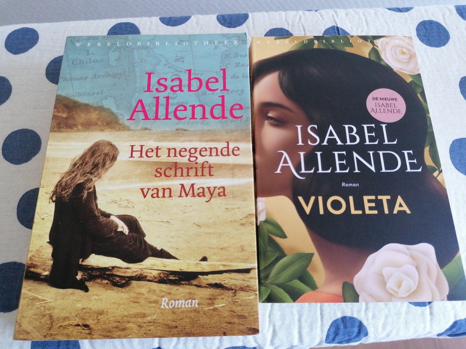 2x Isabel Allende - Violeta en Het negende schrift, Gelezen, Isabel Allende, Ophalen of Verzenden, Amerika