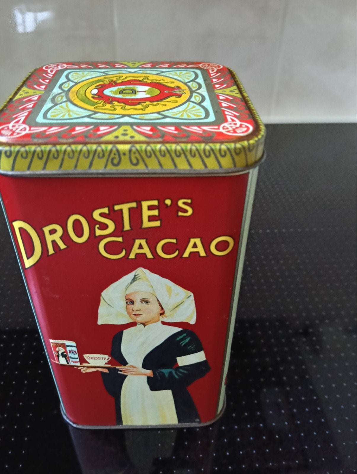 Vintage Droste Cacao Blik - Uniek Verzamelobject, Ophalen of Verzenden