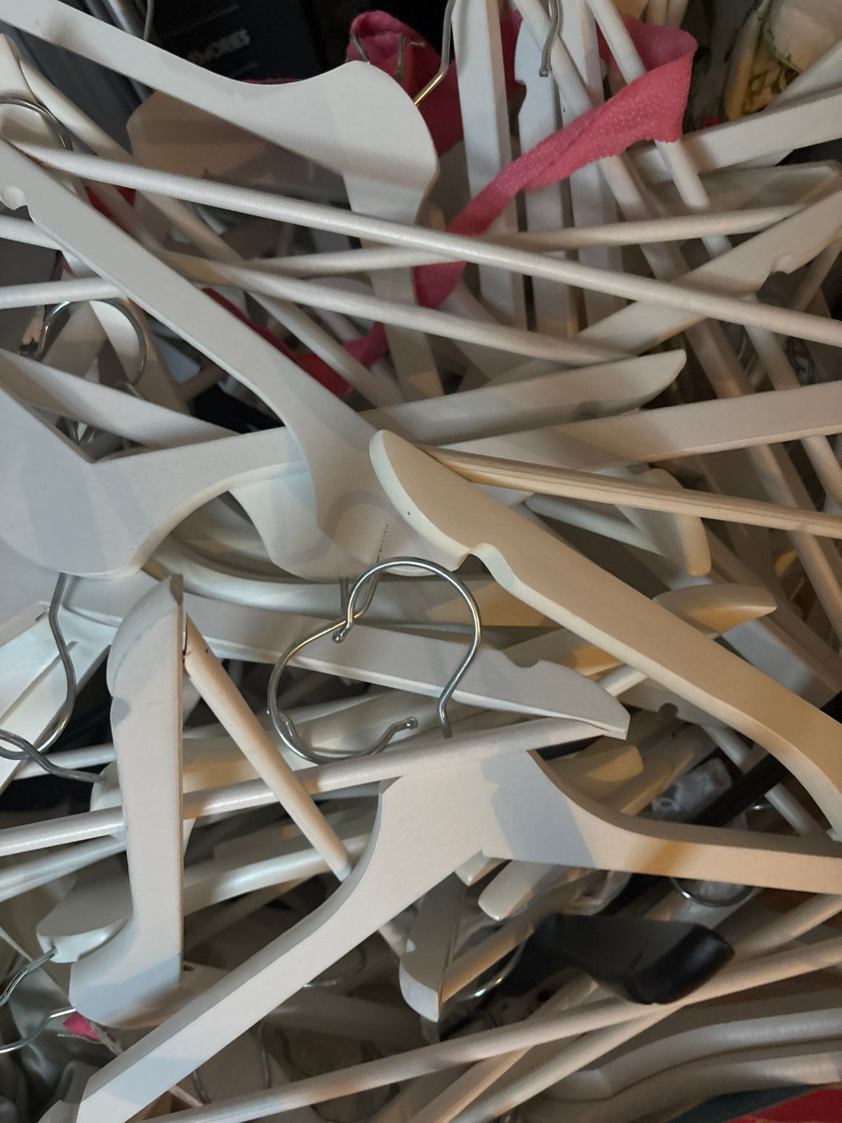 Witte ikea hangers, Ophalen of Verzenden, Zo goed als nieuw, Hout