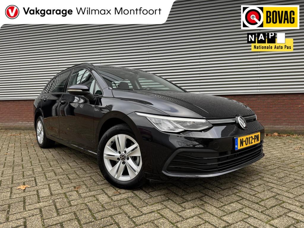 Volkswagen Golf Variant 1.0 eTSI Life|Automaat|Adaptive Crui, Auto's, Volkswagen, Gebruikt, Zwart, Origineel Nederlands, Automatische klimaatregeling