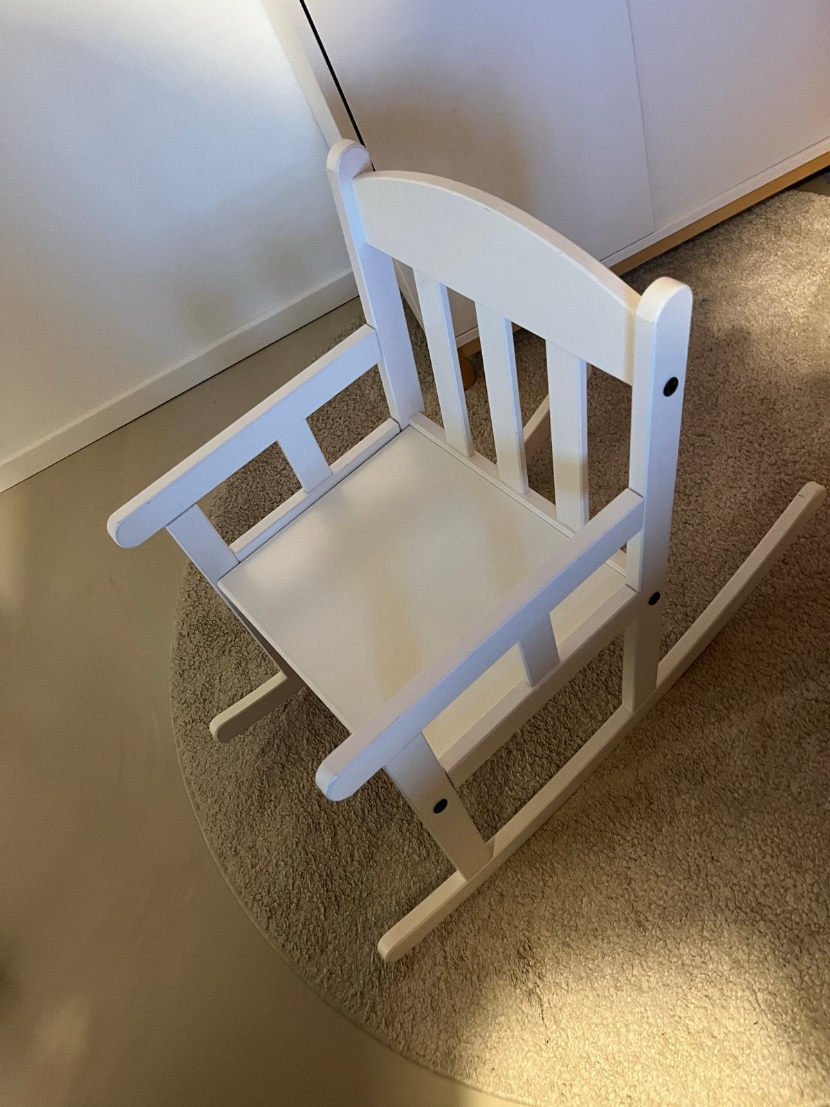 IKEA Sundvik Kinder Schommelstoel Wit, Ophalen, Gebruikt, Stoel