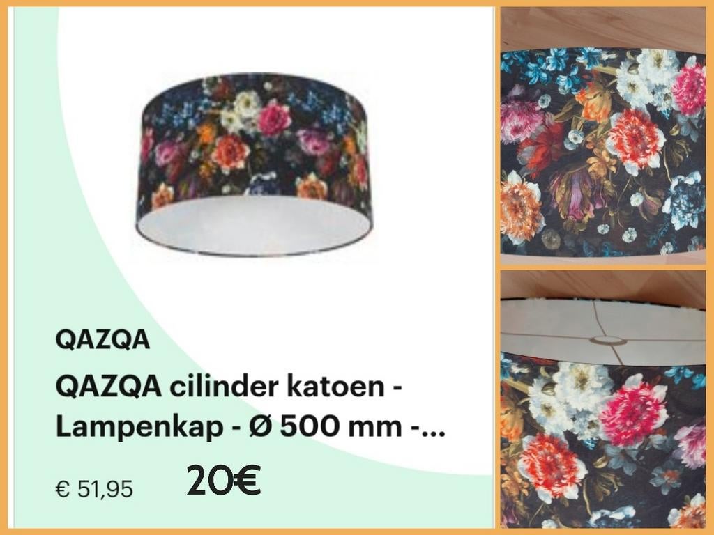 Lampenkap, Huis en Inrichting, Led-lamp, Minder dan 30 watt, Zo goed als nieuw, E27 (groot)
