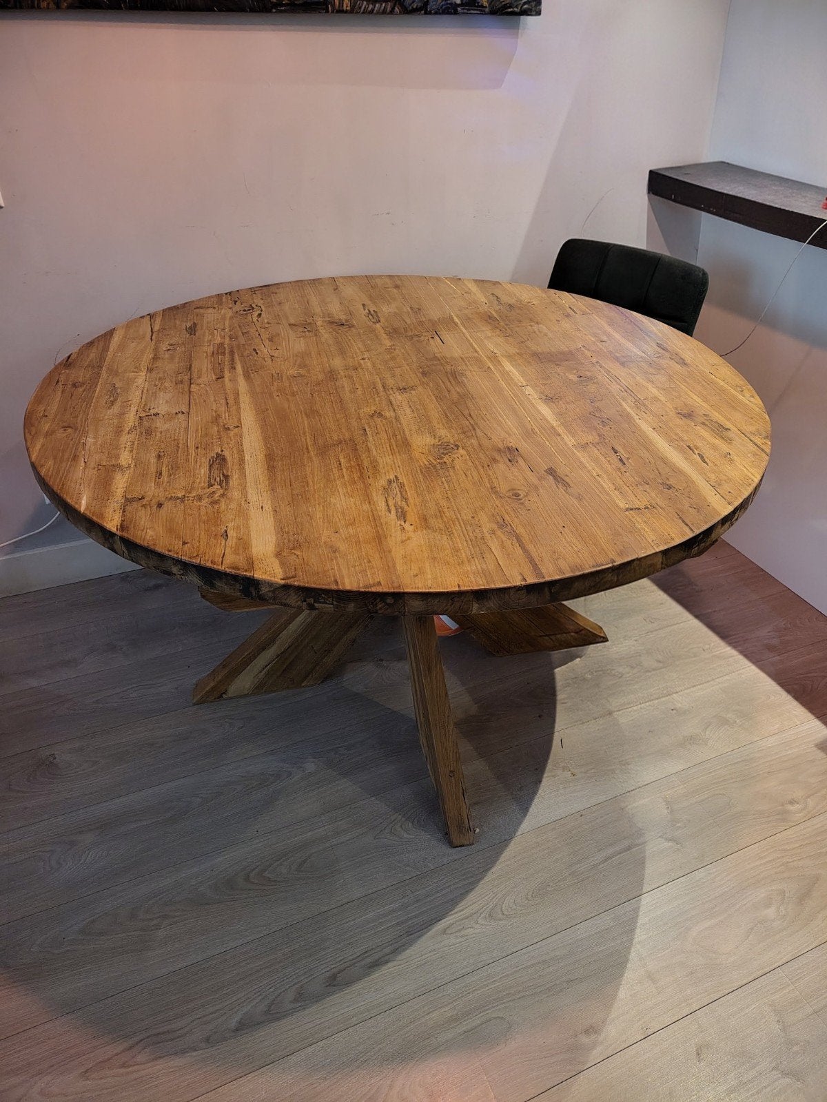 Ronde tafel | diameter 130cm, Ophalen of Verzenden, 100 tot 150 cm, 100 tot 150 cm, Teakhout