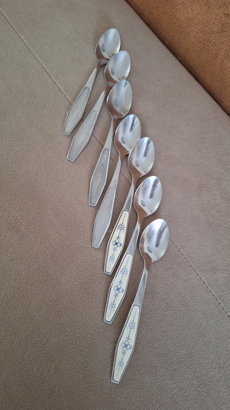 set vintage Gero Zilmeta theelepeltjes, Ophalen of Verzenden
