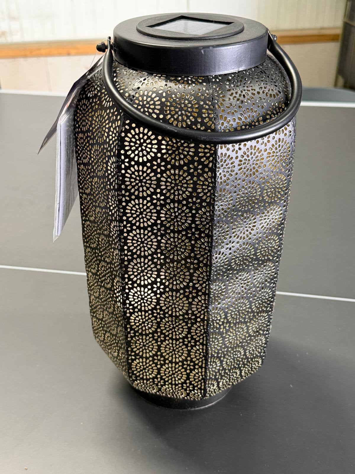 Zwarte solar lamp - meerdere beschikbaar - op = op, Verzenden, Zwart, 35 cm, Nieuw