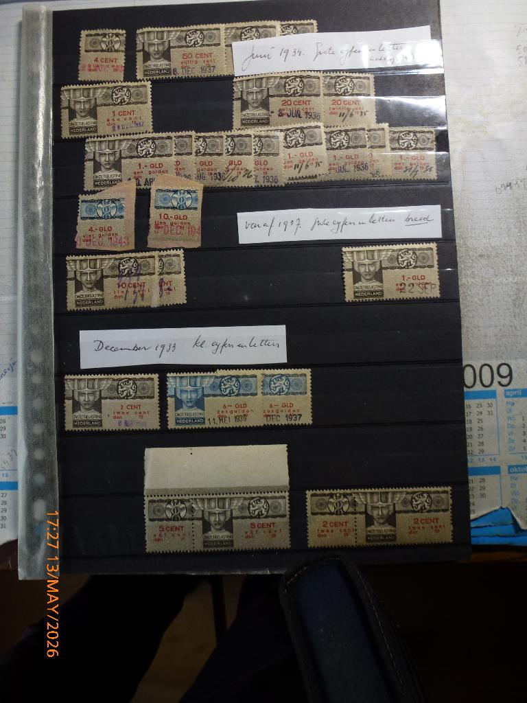 Nederland belastingzegels, Postzegels en Munten, Verzenden, T/m 1940, Postfris