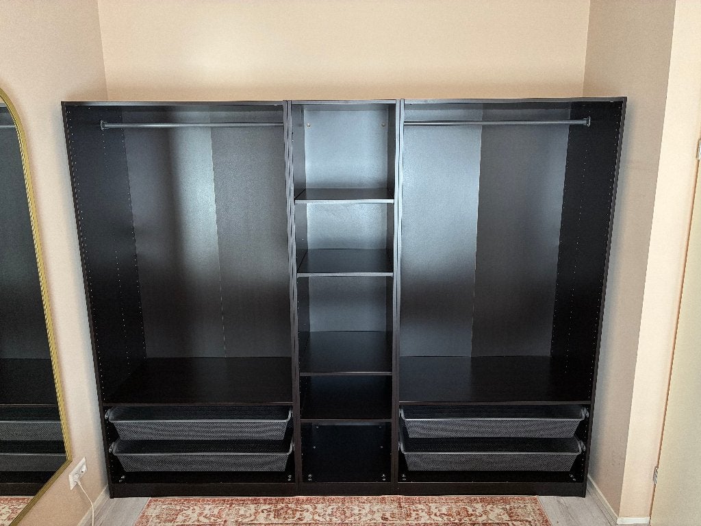 Grote IKEA PAX Open kledingkast, Ophalen, Gebruikt, 200 cm of meer, Met plank(en)