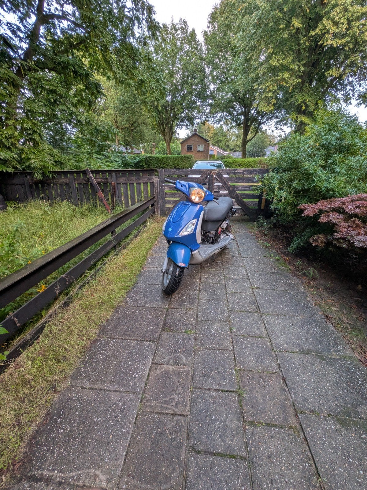 piaggo fly 70cc blauwe plaat, Piaggio, Tweetakt, Gebruikt, Ophalen of Verzenden