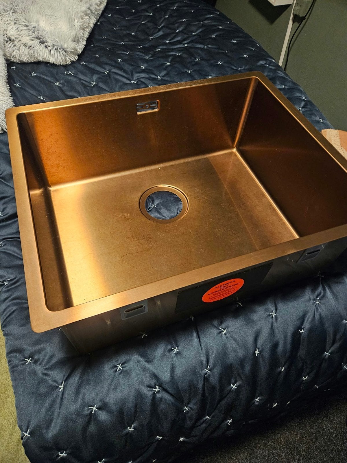 Lanesto spoelbak classy urban copper type 615, Zo goed als nieuw, Minder dan 100 cm, 25 tot 50 cm, 50 tot 100 cm