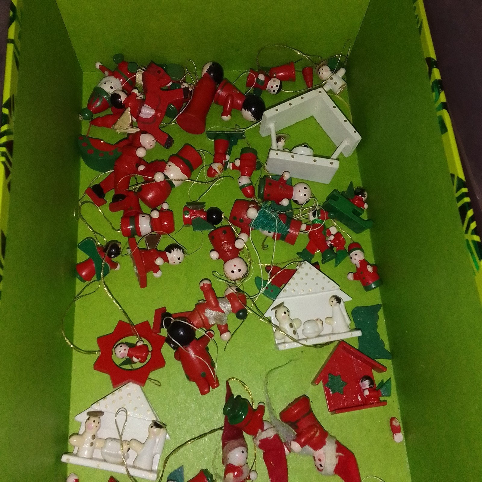 Houten kerstfiguurtjes, Diversen, Ophalen of Verzenden, Zo goed als nieuw