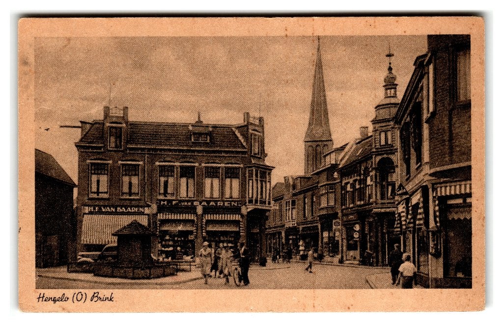Hengelo, Brink, Verzenden, 1940 tot 1960, Gelopen, Overijssel