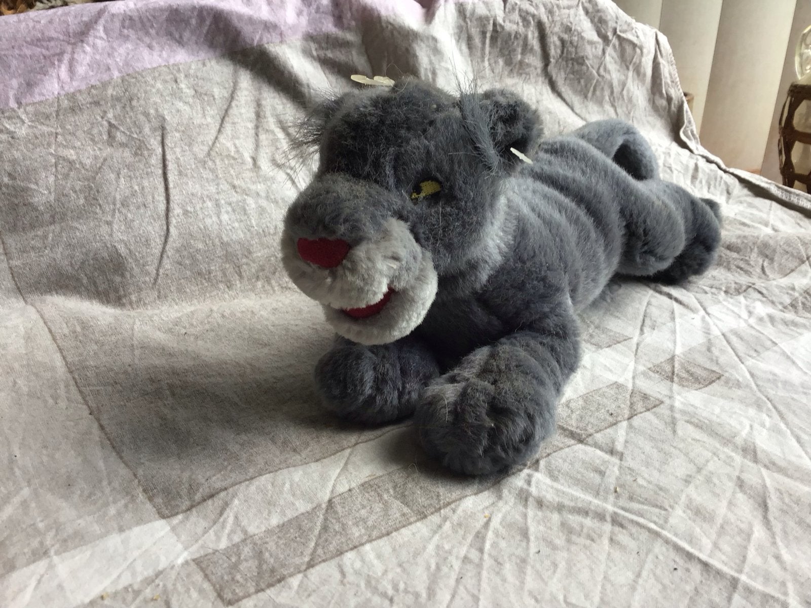 Jungle book bagheera knuffel, Overige merken, Overige karakters, Overige typen, Grijs