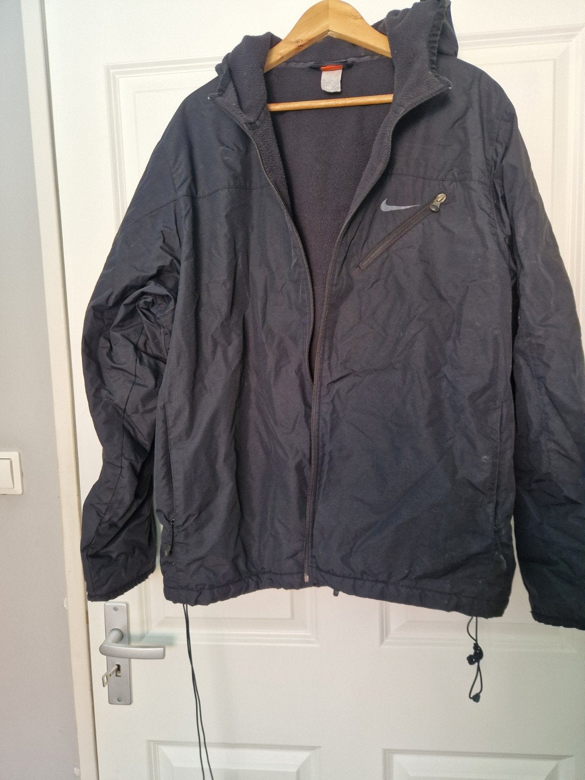 Nike heren jas, zwart, maat XL, Zwart, Nike, Maat 56/58 (XL), Ophalen of Verzenden