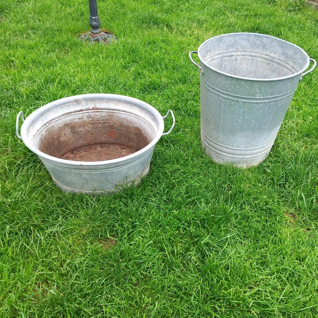 Teil en emmer, Tuin en Terras, Bloembakken en Plantenbakken, Ophalen