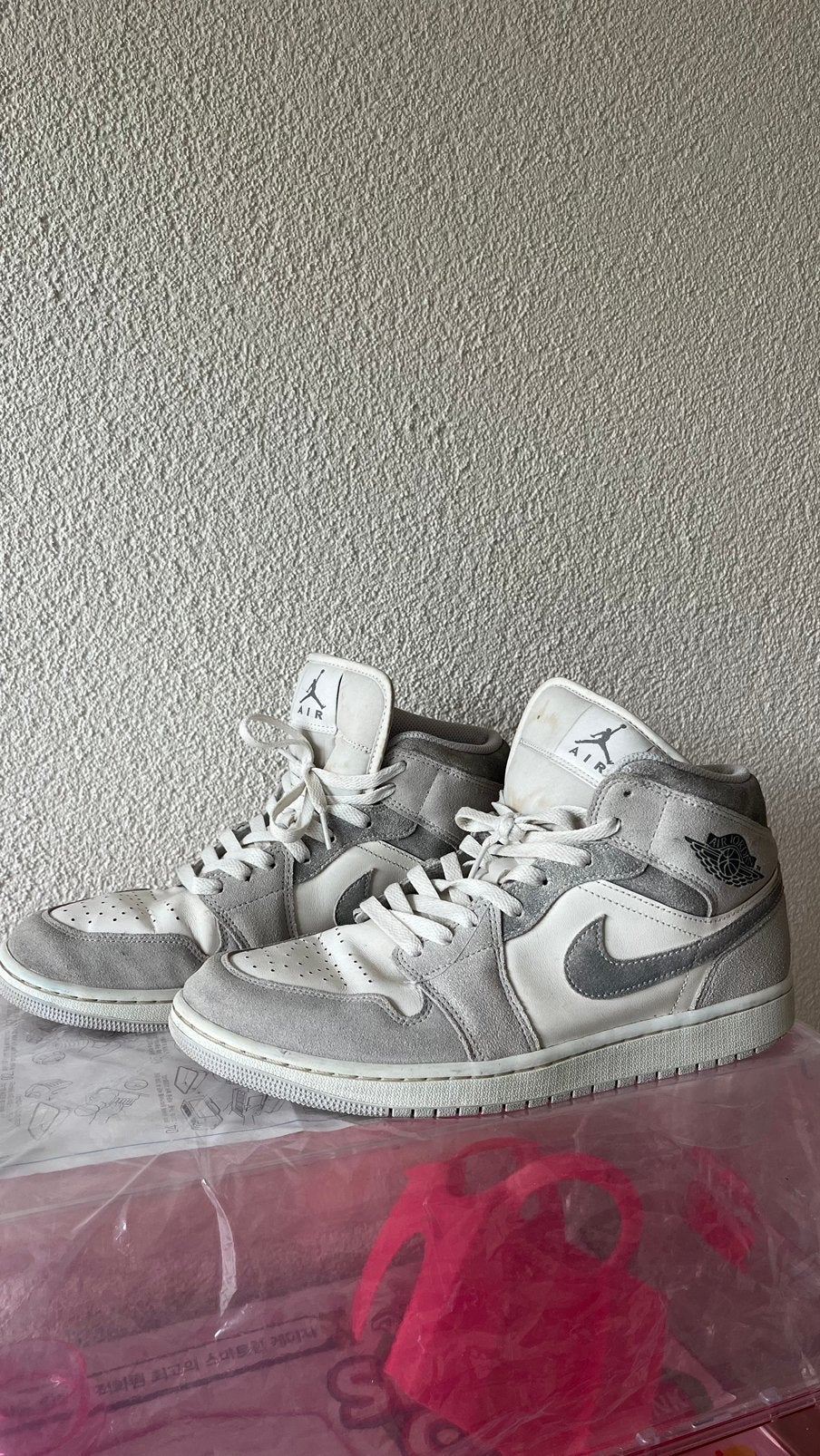 Air Jordan 1 Grijs, Overige kleuren, Ophalen of Verzenden, Sneakers of Gympen, Zo goed als nieuw