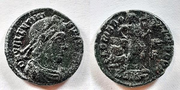 Romeinse munt Valentinianus I  Sear 4102 MS, Verzenden, Overige landen