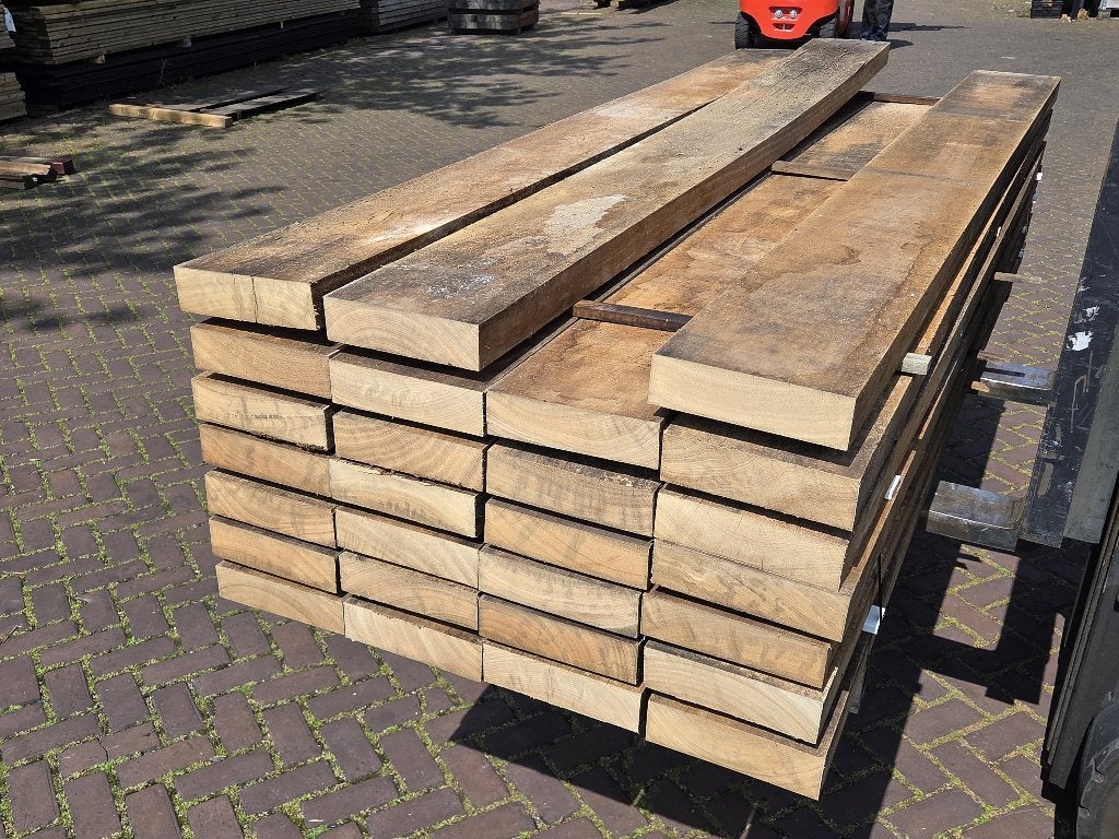 Hardhouten Balken 6x22 cm / 2.40 m lang, Ophalen, 180 tot 250 cm, Balken, Hardhout