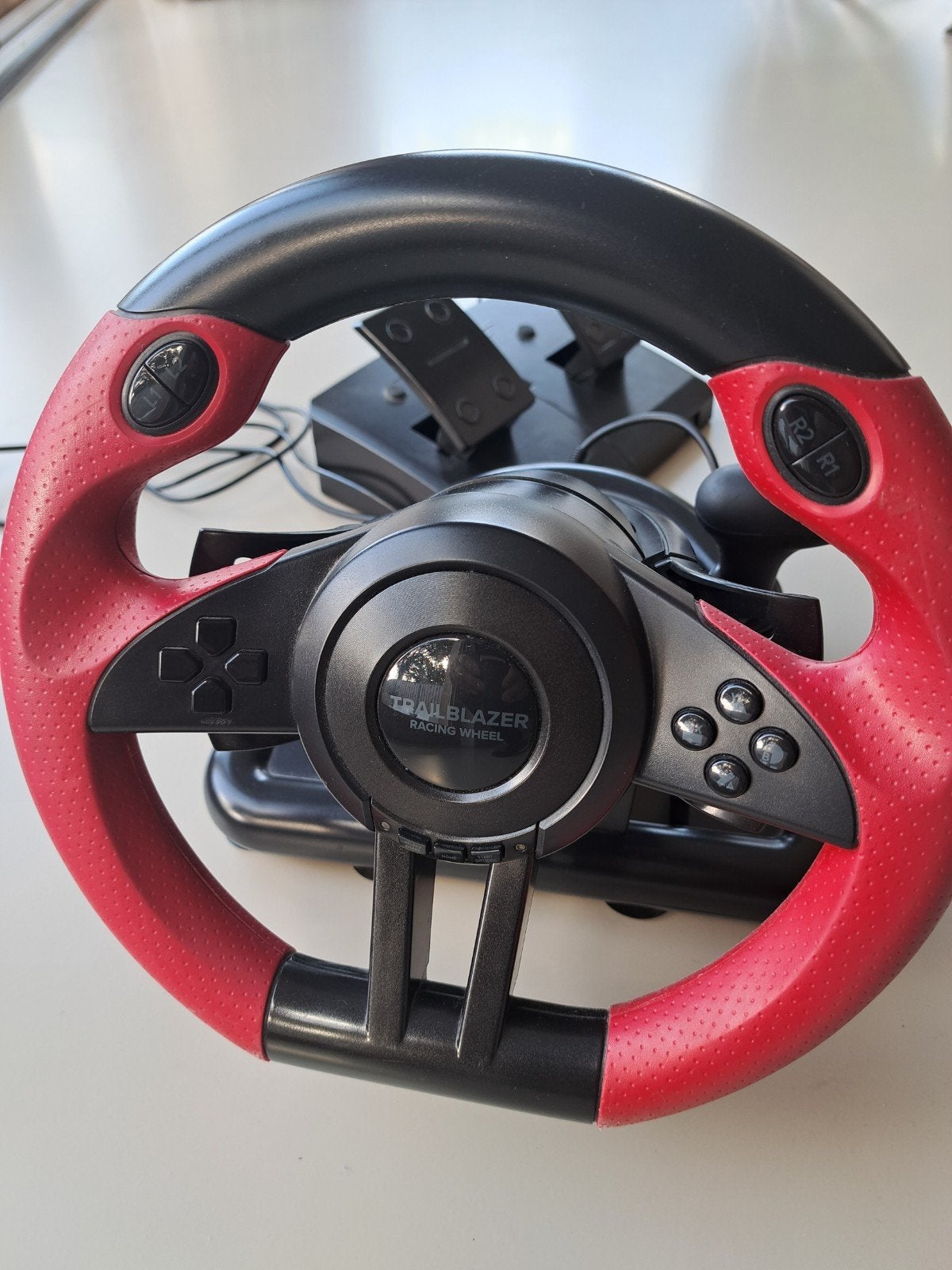 Trailblazer racing wheel/race stuur, Ophalen of Verzenden, Gebruikt, Stuur of Pedalen