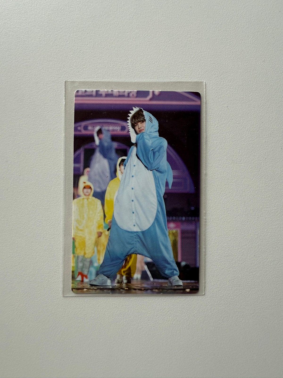 BTS Jimin 4th muster photocard, Verzamelen, Muziek, Artiesten en Beroemdheden, Ophalen of Verzenden, Zo goed als nieuw, Foto of Kaart