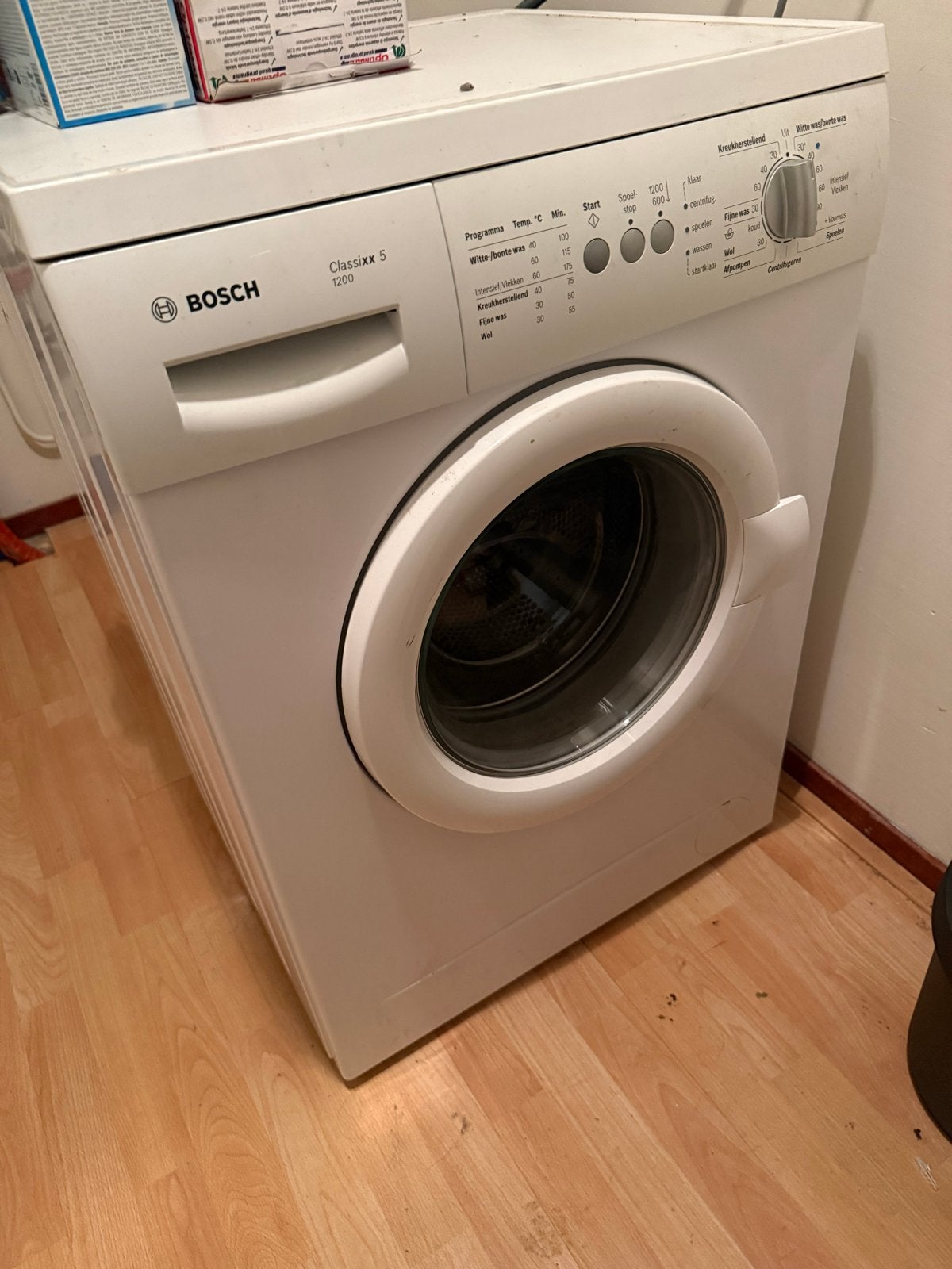 Bosch Classixx 5 1200 Wasmachine, Witgoed en Apparatuur, Wasmachines, Gebruikt, Voorlader, 6 tot 8 kg, 85 tot 90 cm, 1200 tot 1600 toeren