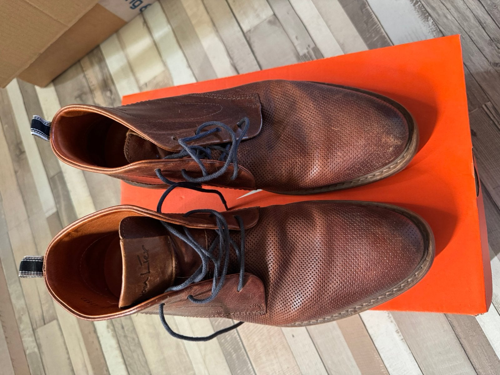 Van lier prachtige schoenen maat 43, Ophalen of Verzenden, Zo goed als nieuw, Bruin