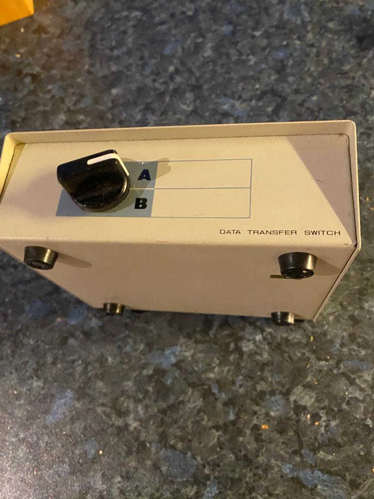 Vintage Data Transfer Switch A/B - DB25 Connectoren, Ophalen of Verzenden, Zo goed als nieuw