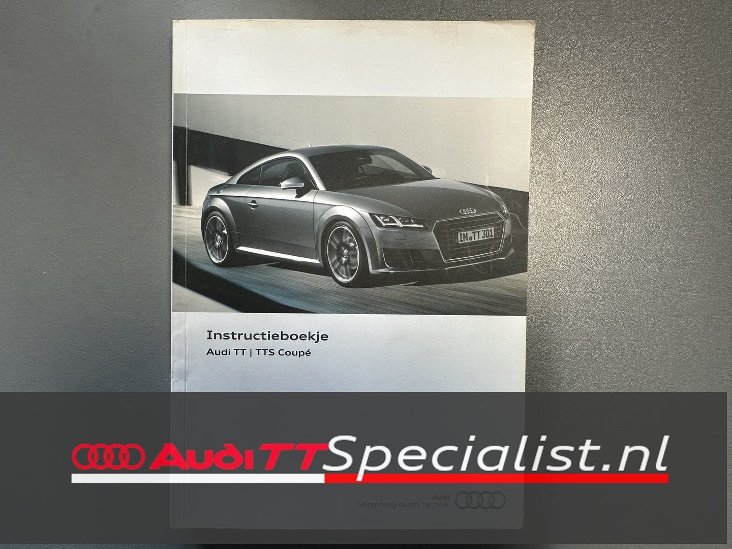 Instructieboekje orgineel NL Audi TT / TTS Coupé MK3, Ophalen of Verzenden, Zo goed als nieuw