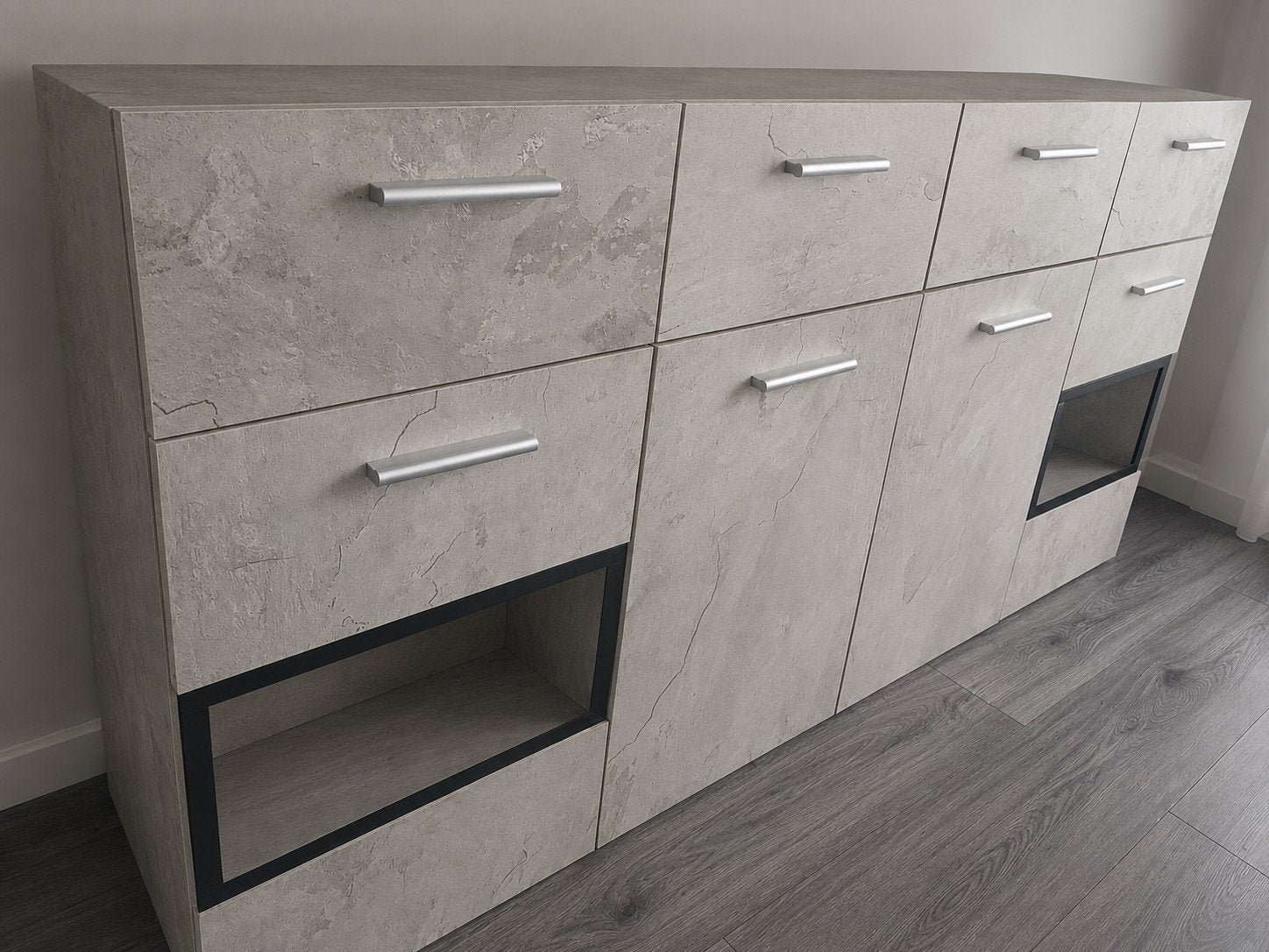 Dressoir kast betonlook, Ophalen, Overige materialen, Betonlook, Modern, Gebruikt