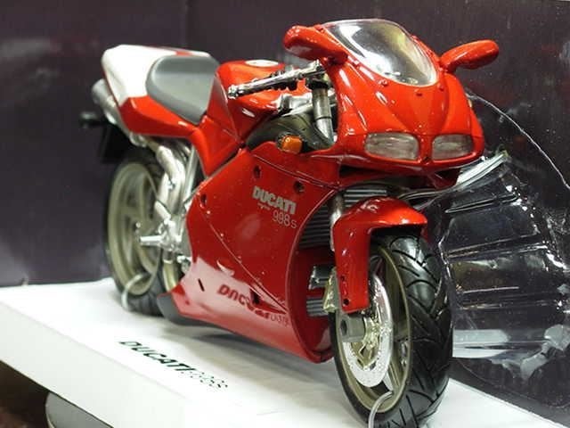 Ducati 998s red 1:12 43693, Pirmasens, Nieuw, Ophalen of Verzenden, 1:9 t/m 1:12