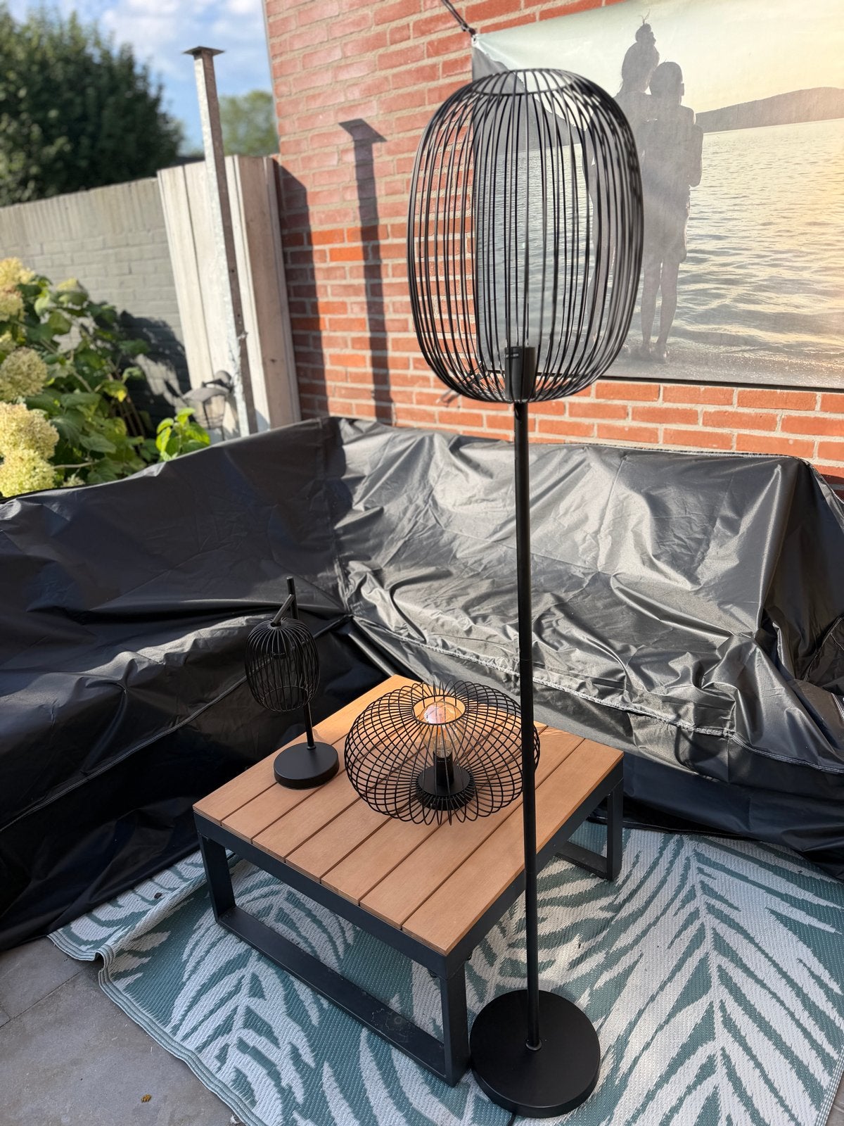 Lampen set van Gamma model Nikki, Huis en Inrichting, Overige merken, Zwart, Zo goed als nieuw, Modern