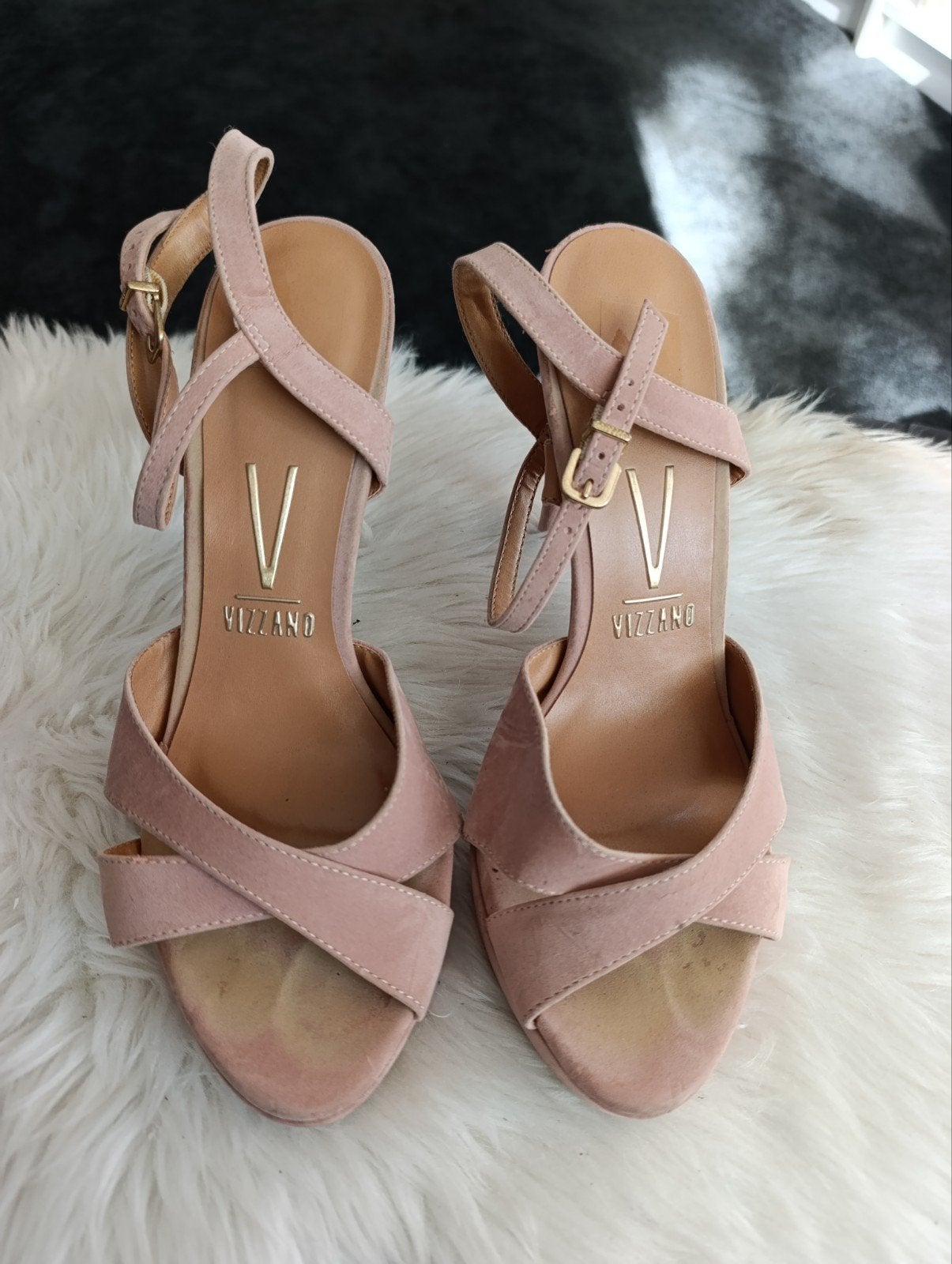 Vizzano Roze Sandalen met Hoge Hak - Maat 39, Kleding | Dames, Zo goed als nieuw, Schoenen met hoge hakken, Roze, Vizzano