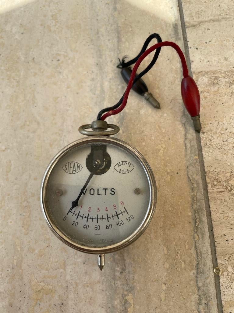 Vintage SIFAM Voltmeter - Brevete S.G.D.G., Ophalen of Verzenden