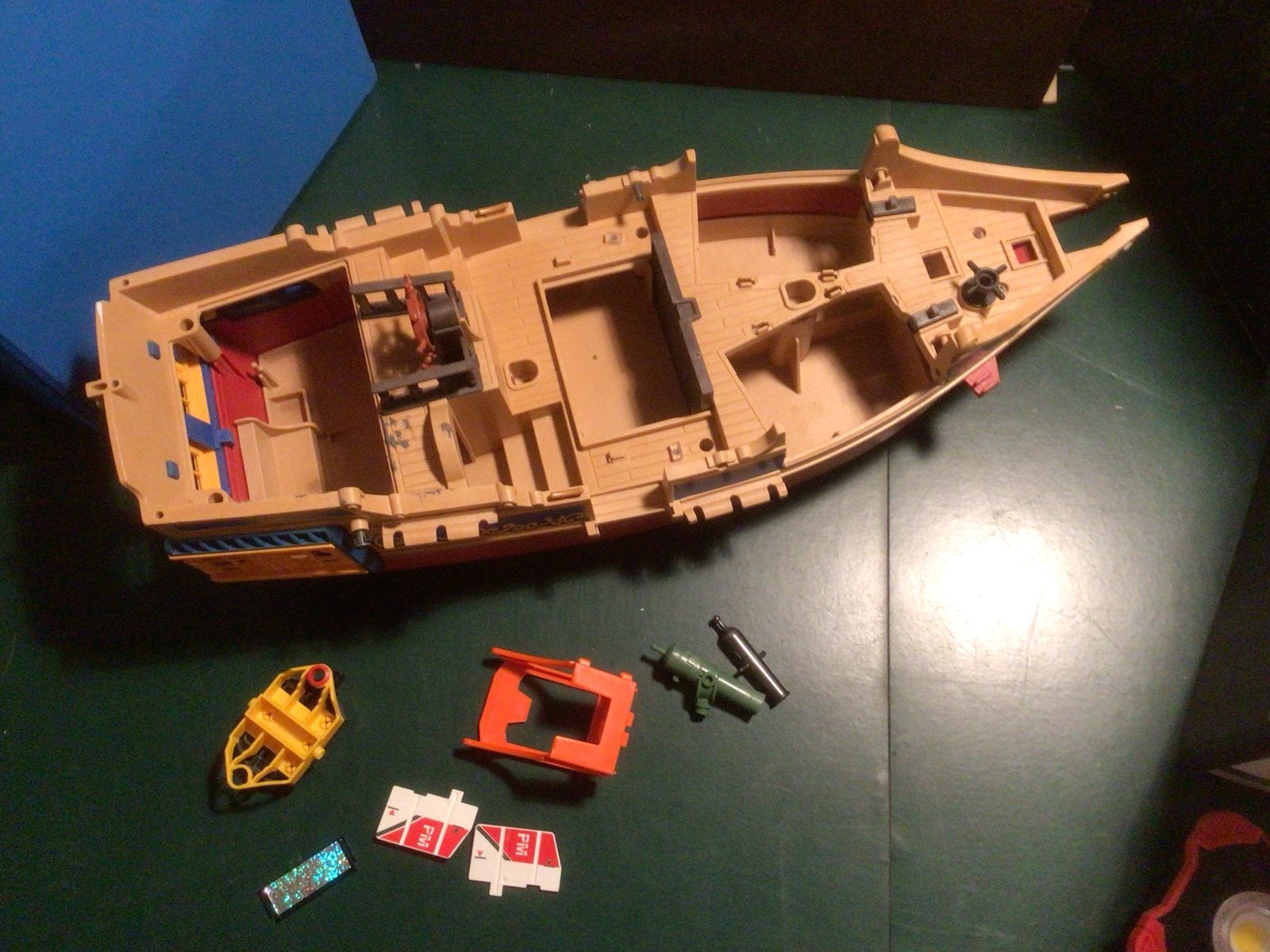Playmobil onderdelen speelgoed: boot, bus, vrachtwagen enz., Ophalen, Gebruikt