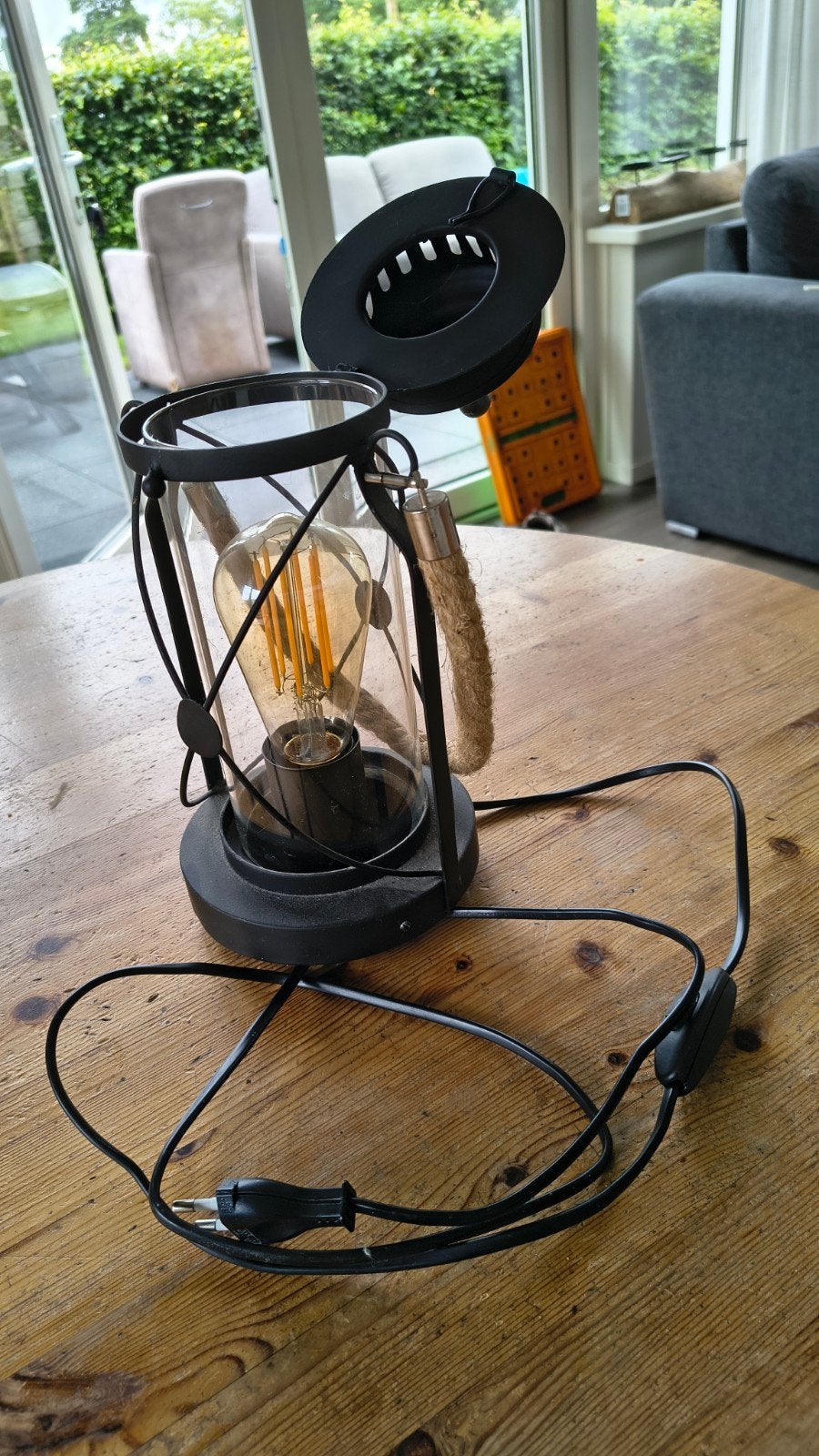 Schemerlamp, Ophalen of Verzenden, Zo goed als nieuw, Minder dan 50 cm