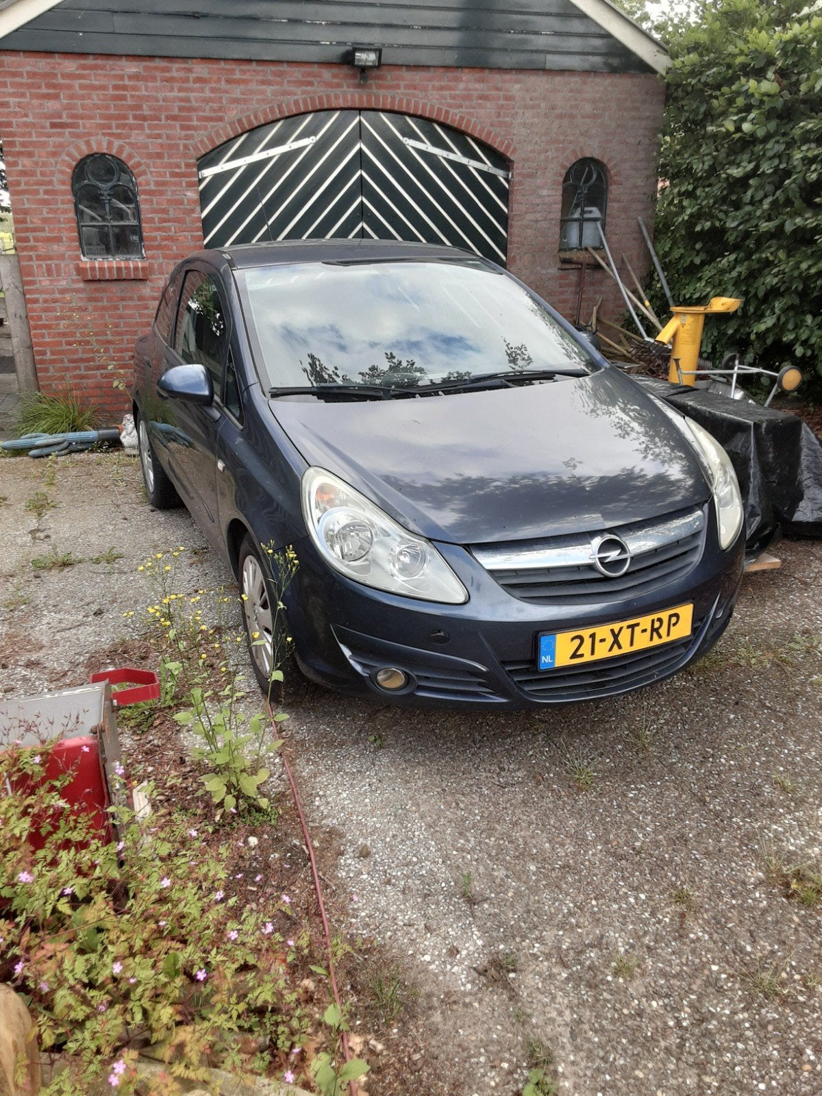 Opel Corsa 1.4 16V 3D WR 2007 Grijs  €300,-, Auto's, Voorwielaandrijving, 40 €/maand, 4 cilinders, Origineel Nederlands