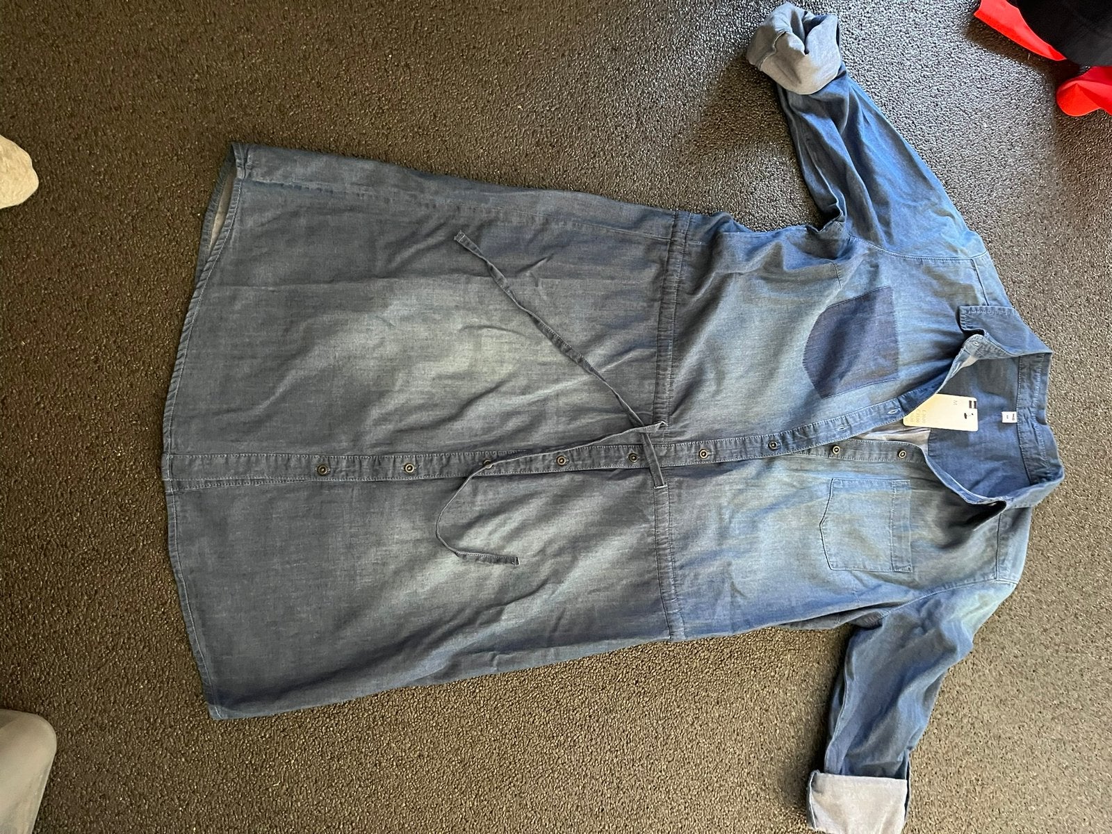 Spijkerjurk maat M, Kleding | Dames, Jurken, Nieuw, Maat 38/40 (M), Blauw, Onder de knie, Ophalen