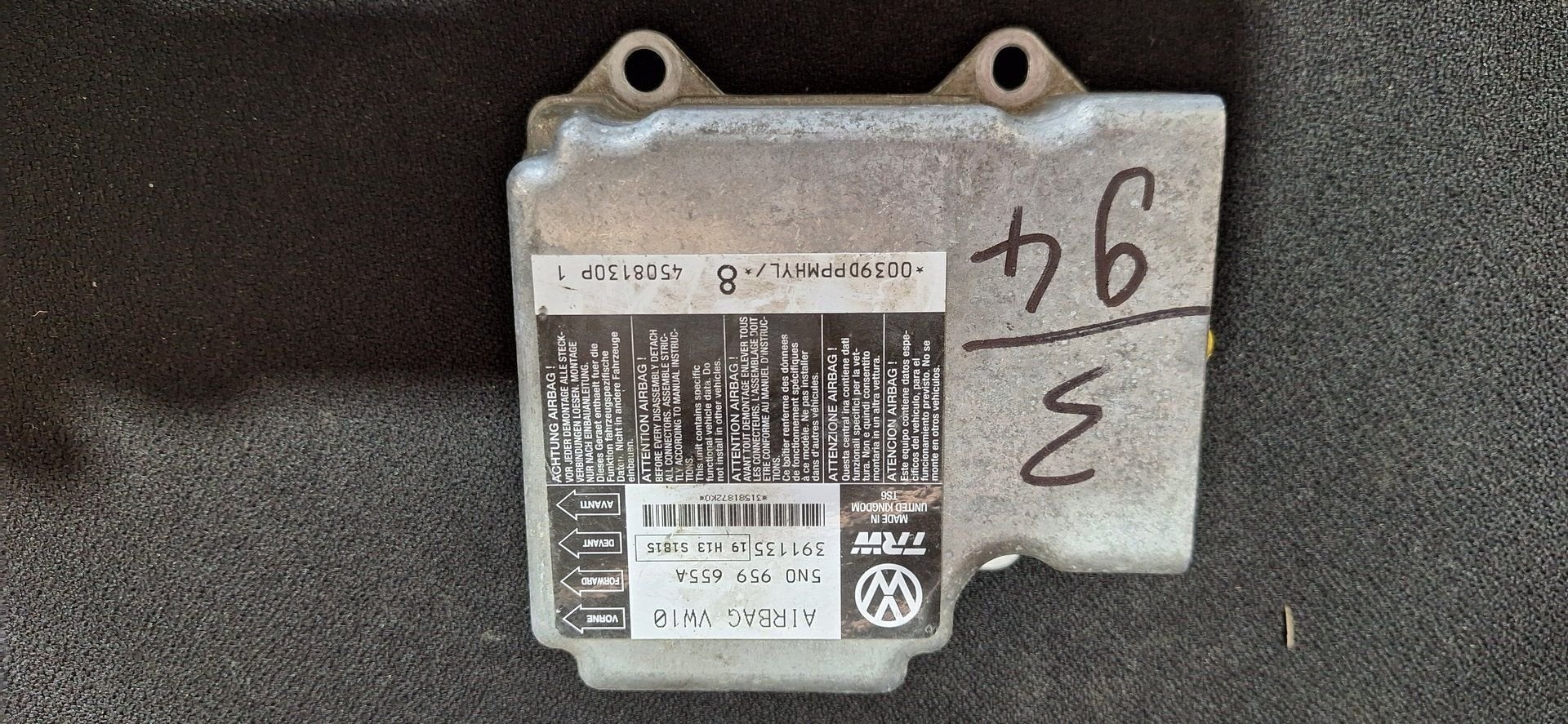 Originele Airbag Stuurmodule Computer VW Tiguan Scirocco TRW, Gebruikt, -, Volkswagen, -