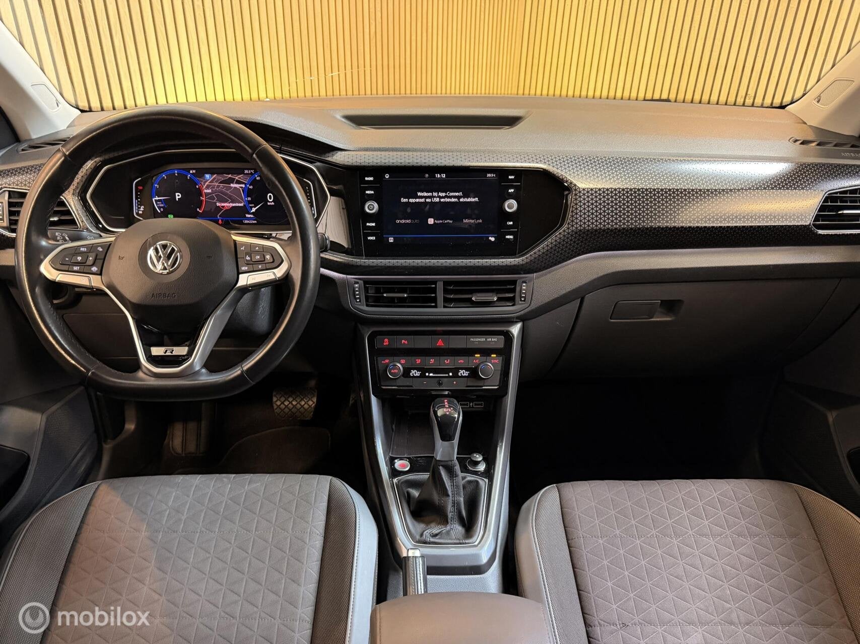 Volkswagen T-Cross 1.0 TSI DSG R-Line Beats CARPLAY VIRTUAL, Auto's, Gebruikt, 116 pk, Wit, Origineel Nederlands
