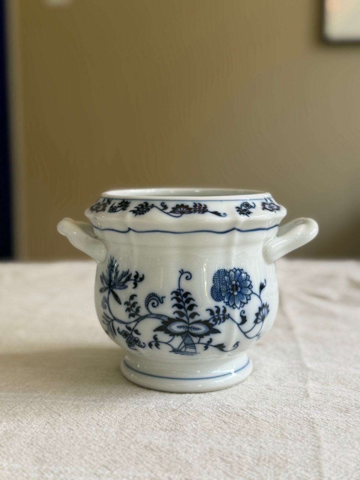 Blue Danube Zwiebelmuster Bloempot / Cachepot, Ophalen of Verzenden