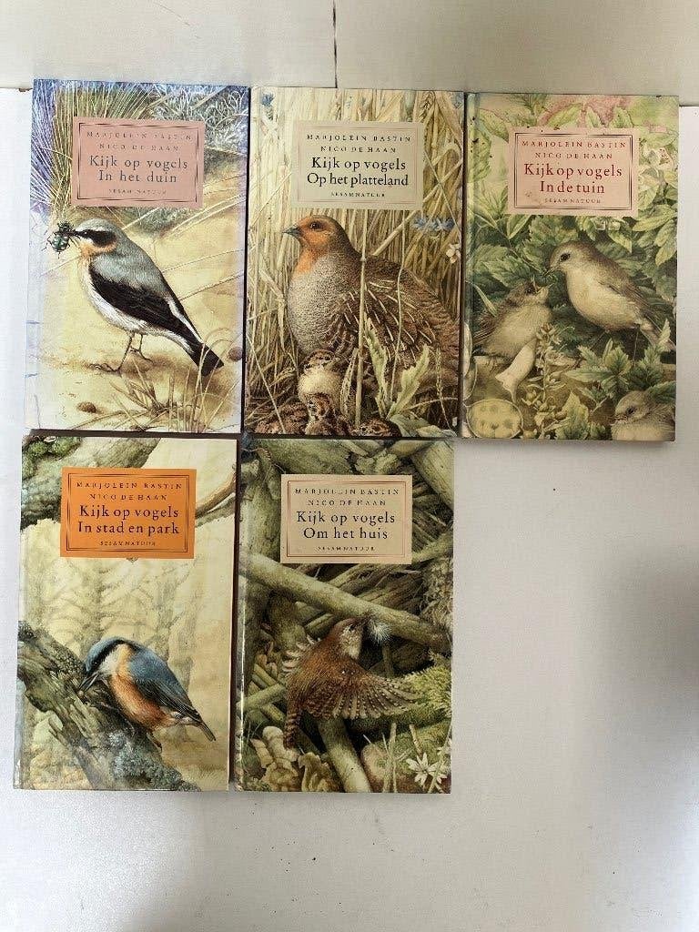 Kijk op vogels - Complete 5-delige serie, Ophalen of Verzenden, Zo goed als nieuw, Vogels, Marjolein Bastin, Nico de Haan