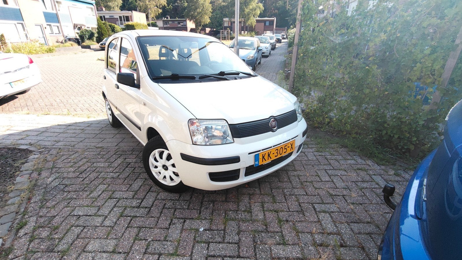 Fiat Panda 1.1 2009 Wit, Auto's, Voorwielaandrijving, Stof, 54 pk, 4 stoelen