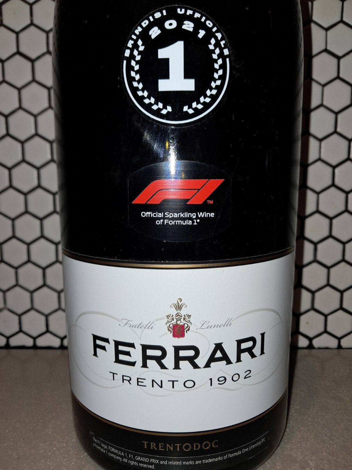 Ferrari Trento Formule 1 2021 1e kampioenschap max verstappe, Ophalen of Verzenden, Nieuw, Formule 1