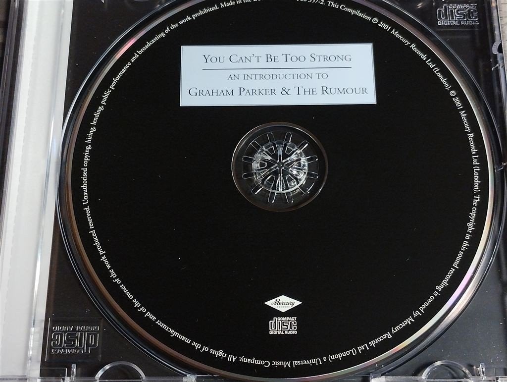 Graham Parker & The Rumour - You Can't Be Too Strong, Ophalen of Verzenden, Zo goed als nieuw, Poprock