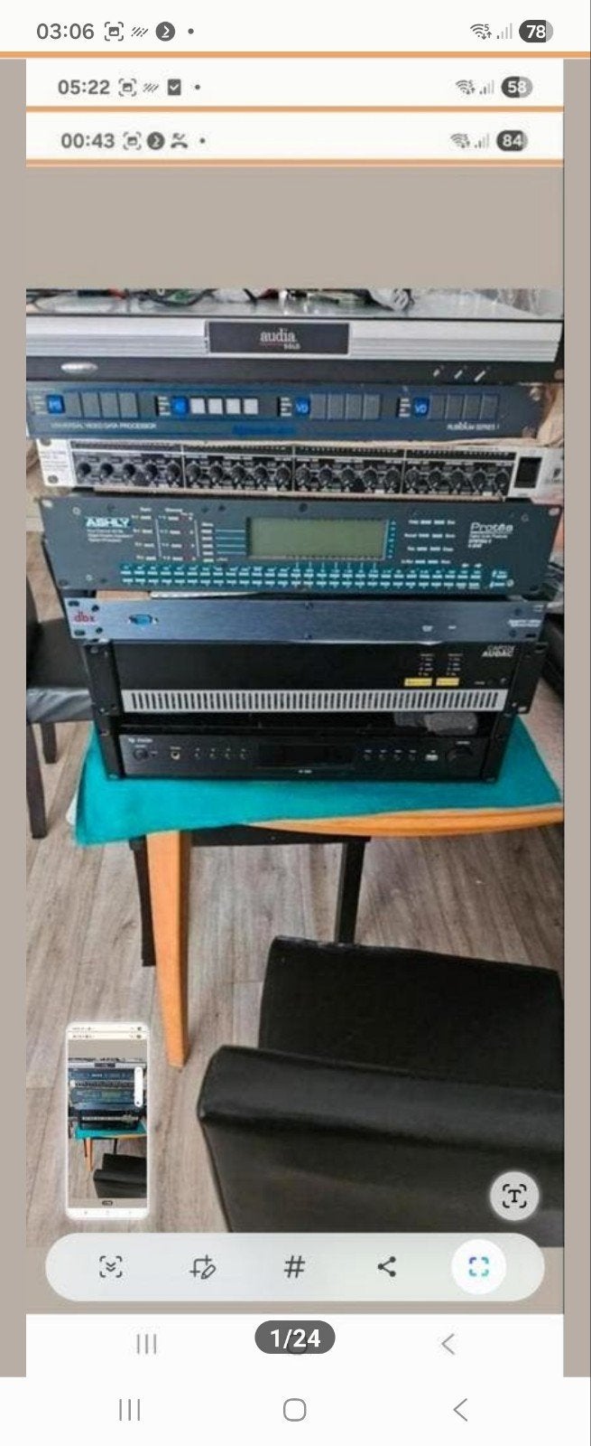 Oudio verschillende aparaten alles 150€, Muziek en Instrumenten, Ophalen, Gebruikt, Delay of Echo